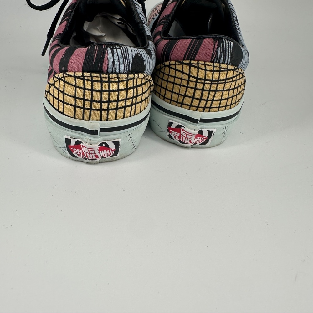 Vans Kids Sneakers ‘Nightmare Before Christmas’ Black, Pink, and Yellow Accents - Picture 6 of 12